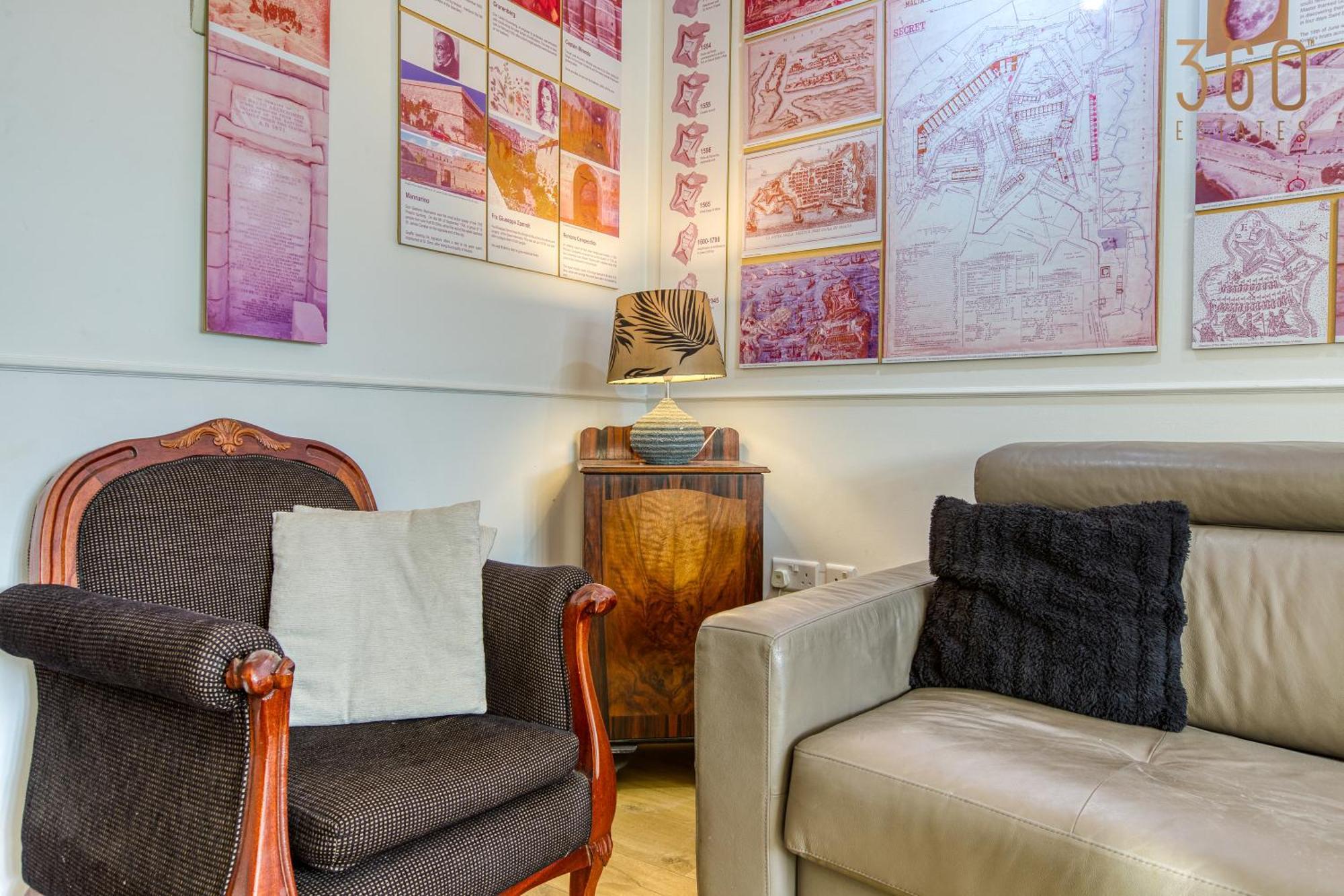 Comfortable 1Br Home With Maltese Balcony In Valletta By 360 Estates Ngoại thất bức ảnh
