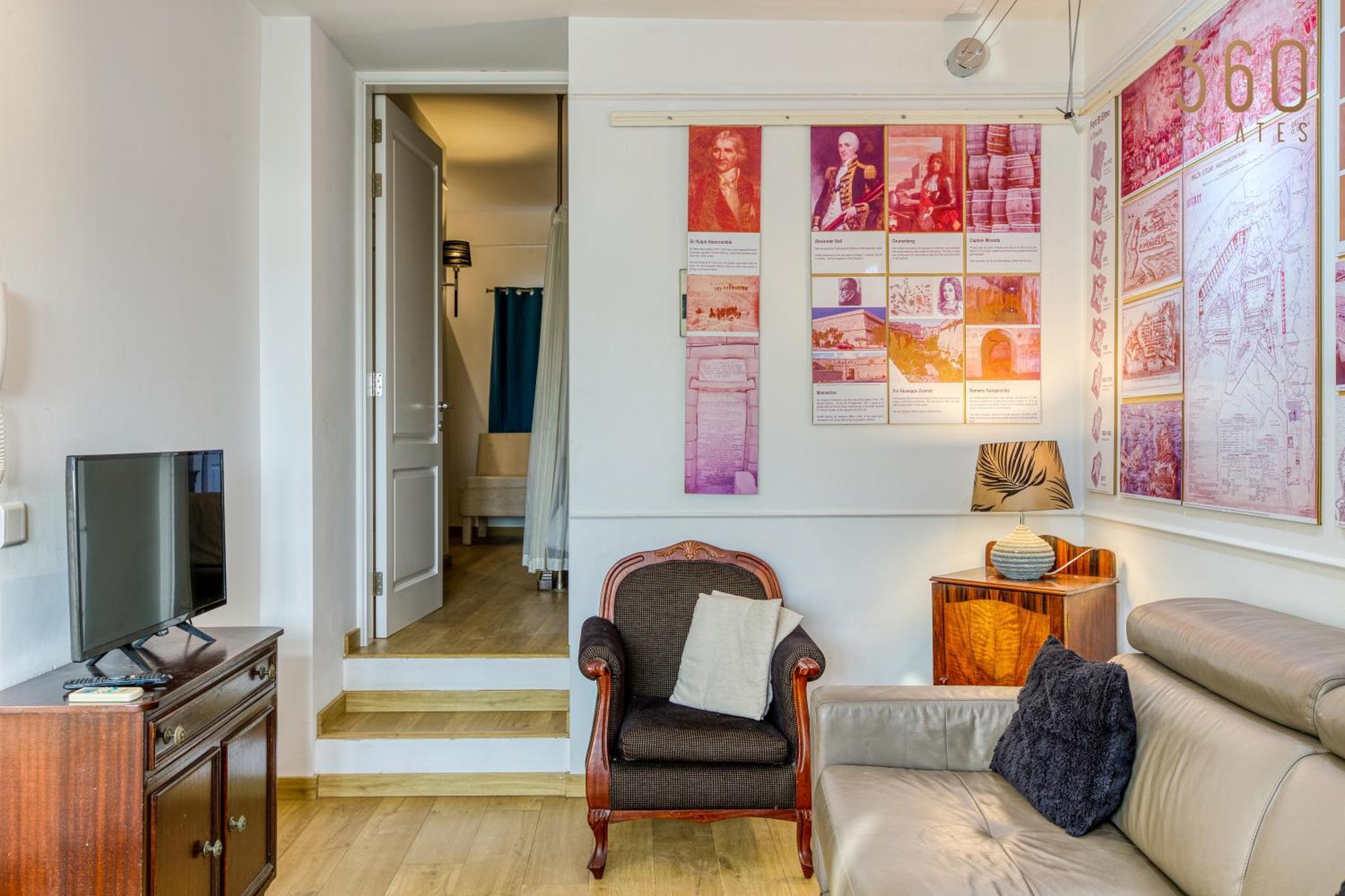 Comfortable 1Br Home With Maltese Balcony In Valletta By 360 Estates Ngoại thất bức ảnh